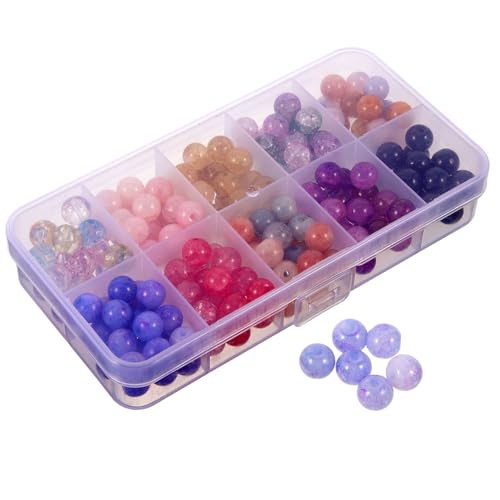 jojofuny 1 Schachtel Diy Runde Glasperlen Natürliche Farbsteine für Armbänder und Bastelperlen für Schmuckherstellung Glänzende Glatte Oberfläche Einfache Handhabung für Kreative jojofuny 1 Schachtel Diy Runde Glasperlen Natürliche Farbsteine für Armbänder und Bastelperlen für Schmuckherstellung Glänzende Glatte Oberfläche Einfache Handhabung für Kreative von jojofuny