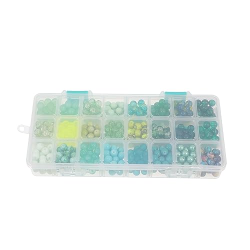 jojofuny 1 Schachtel Einfacher Runder Glasperlen Farben Diy Schmuckzubehör Dekorative Lose Spacer Perlen für Armbänder und Bastelprojekte ca Box jojofuny 1 Schachtel Einfacher Runder Glasperlen Farben Diy Schmuckzubehör Dekorative Lose Spacer Perlen für Armbänder und Bastelprojekte ca Box von jojofuny