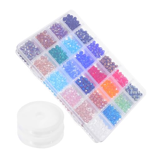 jojofuny 1 Schachtel Glasperlen Perlen für Schmuckhersteller Armbandperlen aus Glas Perlen-Anhänger Schmuckperlen Perlen für Armband Halskettenhalterperlen Handwerkskügelchen Runde Perlen jojofuny 1 Schachtel Glasperlen Perlen für Schmuckhersteller Armbandperlen aus Glas Perlen-Anhänger Schmuckperlen Perlen für Armband Halskettenhalterperlen Handwerkskügelchen Runde Perlen von jojofuny