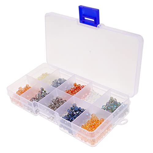 jojofuny 1 Schachtel Glasperlen bunt Spacer geformt UV für schmuck farbige Perlen Handwerkskügelchen natürliches Armband Perlen lose Perlen Basteln Sie lose Perlen armband DIY perlen von jojofuny