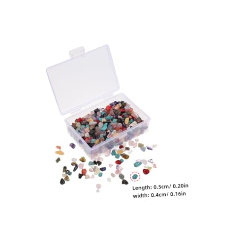 jojofuny 1 Schachtel Natürliche Unregelmäßige Edelsteinperlen DIY Schmuck Bastelmaterial Vielseitige Trommelsteine für Armband Halskette Anhänger Mineralien Chipsteine Sammelkasten jojofuny 1 Schachtel Natürliche Unregelmäßige Edelsteinperlen DIY Schmuck Bastelmaterial Vielseitige Trommelsteine für Armband Halskette Anhänger Mineralien Chipsteine Sammelkasten von jojofuny