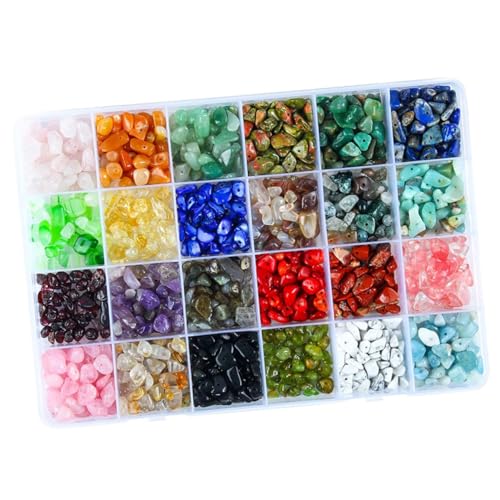 jojofuny 1 Schachtel Schotterschachtel Diy -schmuck Perlen Für Bausätze Herstellung Sortiert Hoch Handgemachte Handwerksverzierungen Natürliches Kiesdekor Armband -ornamente Naturstein von jojofuny