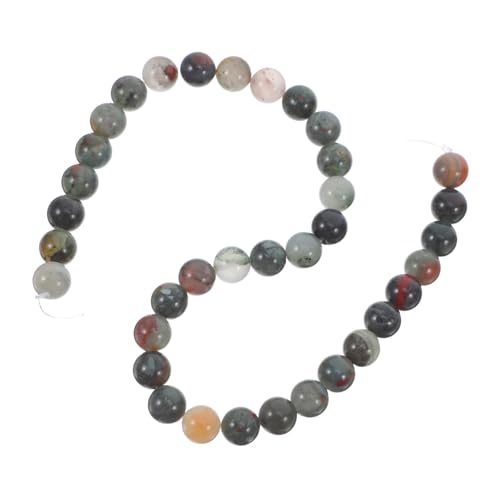 jojofuny 1 Set Afrikanische Streuperlen DIY Perlen Schmuckperlen Material Für Armbänder Halsketten Perlenherstellung Natürliche Runde Perlen Kristallperlen Für Schmuck DIY Perlen von jojofuny