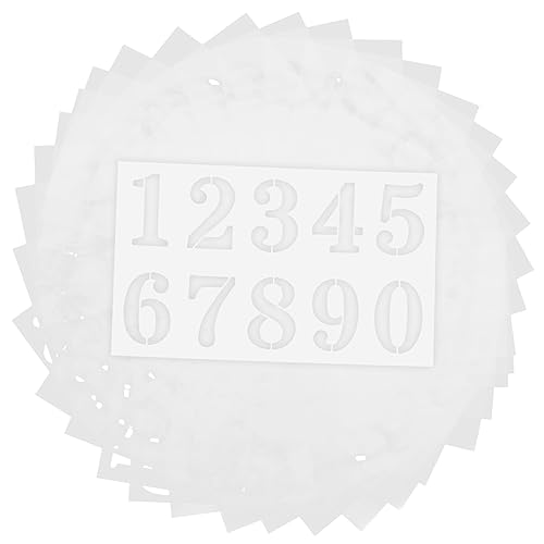 jojofuny 1 Set Buchstabenvorlage Alphabet Schablonenvorlagen Schablonen Zum Malen Basteln Große Schablonenbuchstaben Schablonen Für Journaling Kalligraphie Musterschablonen Alphabet von jojofuny