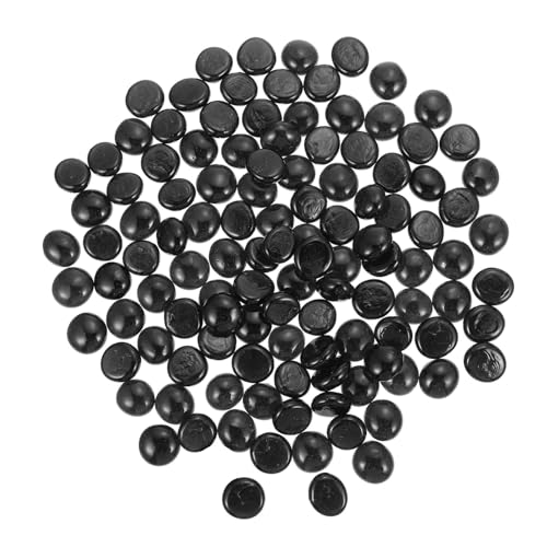 jojofuny 1 Set Schwarze Porzellan Go Stücke Glasperlen Zum Basteln Flache Perlen Glasschachperlen Gobang Glasperlen Glasperlen Zum Basteln Flache Glasperlen Go Schachperlen von jojofuny
