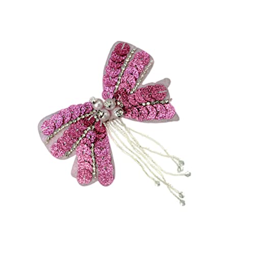 jojofuny 1 Stück Bowknot Pailletten Aufnäher für Diy Kleidung Taschen Hüte Einfach Anzubringen zur Verdeckung von Flecken Perfektes für von jojofuny