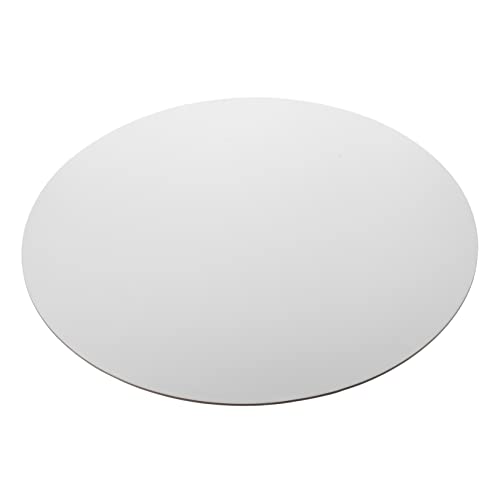 jojofuny 1 Stück Runde Malbrett Hochwertiges Künstlerleinwand Board für Öl und Acrylfarben für Diy Projekte und Hobbykünstler Weiß von jojofuny