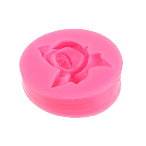 jojofuny 1 Stück Silikonform für Kuchen und Diy Backwerkzeug für Fondant und Zuckerwerk Langlebig und Vielseitig Einsetzbar Rosa Design von jojofuny