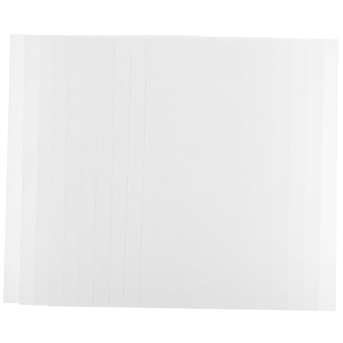 jojofuny 10 Blatt Matte Druckmaterial aus PVC Bedruckbare Folie für Kreative Projekte Kompatibel mit Tintenstrahl und Laserdruckern für DIY Karten und Designs von jojofuny