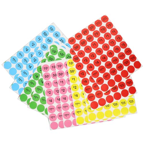 jojofuny 10 Blatt Preisaufkleber Tags Für Die Anzeige Schild Etikett Groß Einzelhandel Klein Aufkleber Mit Sonderangebotspreisen Verkaufsaufkleber Selbstklebendes Papier jojofuny 10 Blatt Preisaufkleber Tags Für Die Anzeige Schild Etikett Groß Einzelhandel Klein Aufkleber Mit Sonderangebotspreisen Verkaufsaufkleber Selbstklebendes Papier von jojofuny