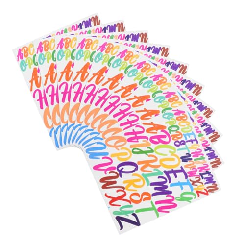 jojofuny 10 Blatt Selbstklebende Vinyl Buchstaben Aufkleber Wetterfeste Alphabet Sticker für Individuelle Straßenadresse Mülltonnenbeschriftung Scrapbooking und DIY Bastelprojekte jojofuny 10 Blatt Selbstklebende Vinyl Buchstaben Aufkleber Wetterfeste Alphabet Sticker für Individuelle Straßenadresse Mülltonnenbeschriftung Scrapbooking und DIY Bastelprojekte von jojofuny