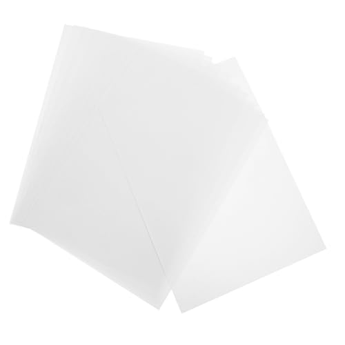 jojofuny 10 Blatt Teiliges PVC Druckmaterial Bedruckbares Laminierpapier für Laserdrucker Kompatibel mit Farbstoff und Pigmenttinten für Langlebige Kreative Lesezeichen und Designprojekte von jojofuny