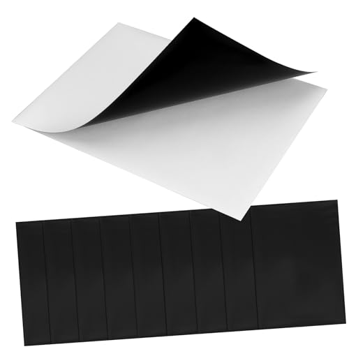 jojofuny 10 Blatt magnetisches Druckpapier magnetisches Papier Magnetdruckerpapier Magnetische Druckerpapier Flexibles Magnetpapier Druckpapiere Druckerzubehör Weiches Gummimaterial Weiß von jojofuny
