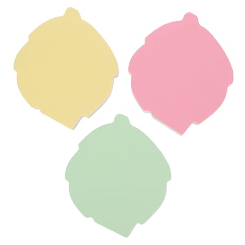jojofuny 10 Briefpapier Pads Farbe Hallo Pastell Büro-Memo-Aufkleber Karteikarten-Notizaufkleber tragbare Notizblöcke abreißbare Memo-Sticker Notizblöcke für den täglichen Gebrauch von jojofuny