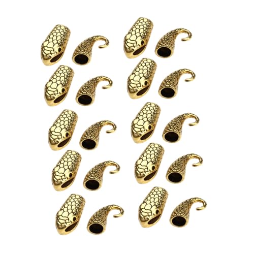 jojofuny 10 Paar Schlangenkopf Armbandschnallen Schmuckclips Haken Armbandverbinder Schmuckherstellungszubehör Schmuckverschlüsse Set Armbandverschlüsse Verschlüsse Für Schmuck von jojofuny