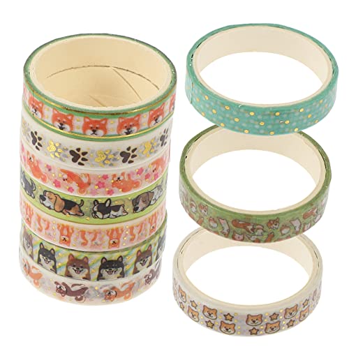 jojofuny 10 Rollen Dekoratives Washi Tape für Scrapbooking Selbstklebendes Klebeband für Diy Journaling Handwerk Geburtstagsfeiern und Mehr Projekte und Geschenkgestaltung jojofuny 10 Rollen Dekoratives Washi Tape für Scrapbooking Selbstklebendes Klebeband für Diy Journaling Handwerk Geburtstagsfeiern und Mehr Projekte und Geschenkgestaltung von jojofuny
