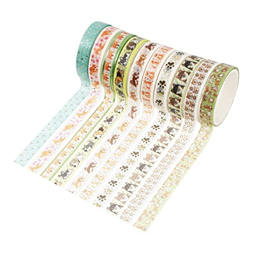 jojofuny 10 Rollen Heißprägeband Scrapbooking Aufkleber Folie Scrapbook Journal Gold Basteln Tier Dekorationsmaterialien DIY Klebeband Washi Klebeband Für Scrapbook Klebeband Für jojofuny 10 Rollen Heißprägeband Scrapbooking Aufkleber Folie Scrapbook Journal Gold Basteln Tier Dekorationsmaterialien DIY Klebeband Washi Klebeband Für Scrapbook Klebeband Für von jojofuny