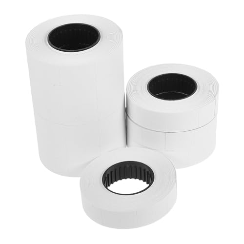 jojofuny 10 Rollen Spezialpapier Für Preisauszeichnungsmaschinen Etikettenetikettierer Teile Und Zubehör Aufkleberpapier Preisauszeichner Zubehör Preisauszeichner Etikettierpapier von jojofuny
