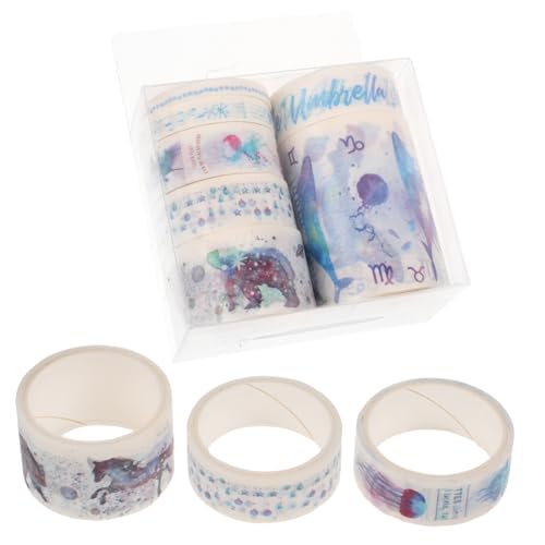 jojofuny 10 Rollen Washi Tape Set Buntes Dekoratives Klebeband Premium Papier Masking Tape für Scrapbook Fotoalbum Diy Handwerk Leicht Ablösbar ohne Rückstände Kreative Bastelaccessoires jojofuny 10 Rollen Washi Tape Set Buntes Dekoratives Klebeband Premium Papier Masking Tape für Scrapbook Fotoalbum Diy Handwerk Leicht Ablösbar ohne Rückstände Kreative Bastelaccessoires von jojofuny