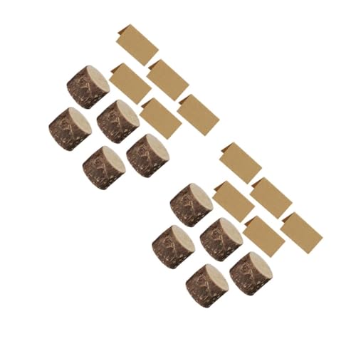 jojofuny 10 Sätze Holzstamm Notizhalter Kreative Fotohalter aus Holz für Hochzeiten Feiern und Tischdeko Vielseitig Einsetzbar für Karten Fotos und Menüs von jojofuny