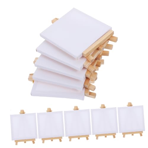 jojofuny 10 Sätze Kleine Staffeleien und Quadratische Holz Malrahmen für Diy Öl und Aquarellmalerei Mini Staffelei mit Stabilem Holzständer für Anfänger Künstler und Heimdekoration jojofuny 10 Sätze Kleine Staffeleien und Quadratische Holz Malrahmen für Diy Öl und Aquarellmalerei Mini Staffelei mit Stabilem Holzständer für Anfänger Künstler und Heimdekoration von jojofuny