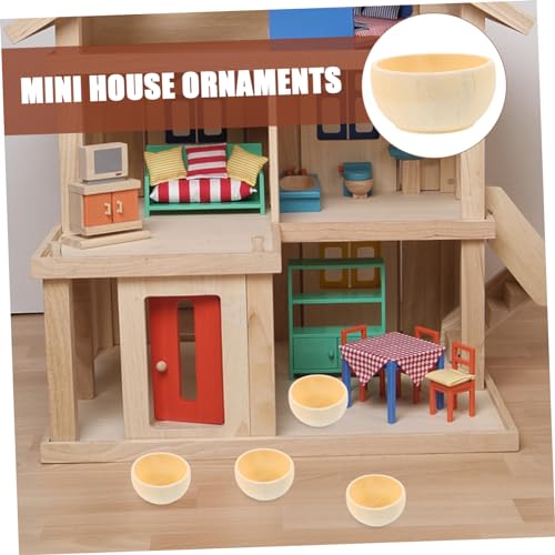 jojofuny 10 Stck. Teiliges Holzschalen zum Basteln Unbemalte Naturbelassene Holzschalen für Glatte Oberfläche Sichere DIY Schälchen für Kreative Kunst und Dekorationsprojekte jojofuny 10 Stck. Teiliges Holzschalen zum Basteln Unbemalte Naturbelassene Holzschalen für Glatte Oberfläche Sichere DIY Schälchen für Kreative Kunst und Dekorationsprojekte von jojofuny