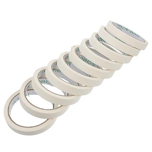 jojofuny 10 Stück Abdeckband Auto Maskierung Dünn Sprühen Papier Klebeband Dekoratives Klebeband Leicht Zu Reißendes Malerband Sprühfarbe Papierklebeband Zou-musterpapier Weiß jojofuny 10 Stück Abdeckband Auto Maskierung Dünn Sprühen Papier Klebeband Dekoratives Klebeband Leicht Zu Reißendes Malerband Sprühfarbe Papierklebeband Zou-musterpapier Weiß von jojofuny