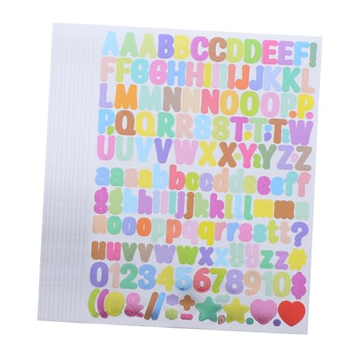 jojofuny 10 Stück Alphabet-aufkleber: Selbstklebende Vinyl-aufkleber Mit Zahlen, Briefkastennummern, Etiketten, Basteln, Kunstherstellung, Aufkleber Für Schilder, Notizbücher, von jojofuny