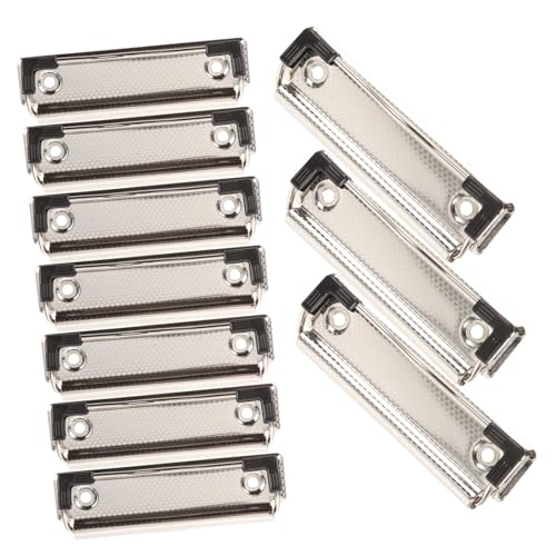 jojofuny 10 Stück Büro Klemmbrett Clips Klemmen für Dokumente für Büro und Zuhause Stapelbar und Langlebig Starke Haltekraft Vielseitig Einsetzbar mit Ecken von jojofuny