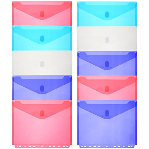 jojofuny 10 Stück Dokumentenordner mit Druckknopf Wiederverwendbare Transparente PP Dateien für Schule Büro und Zuhause Multifunktionale Aufbewahrungstaschen für Unterlagen und jojofuny 10 Stück Dokumentenordner mit Druckknopf Wiederverwendbare Transparente PP Dateien für Schule Büro und Zuhause Multifunktionale Aufbewahrungstaschen für Unterlagen und von jojofuny