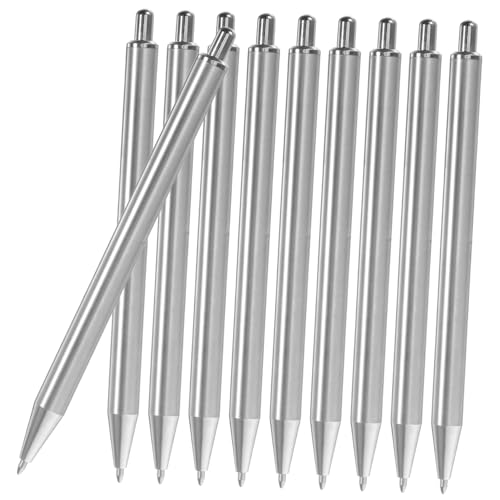 jojofuny 10 Stück Edelstahl Kugelschreiber Kugelschreiber Süße Stifte Für Frauen Stifte Zum Schreiben Edelstahlstifte Metallstift Schreibtischzubehör Für Frauen Stylus jojofuny 10 Stück Edelstahl Kugelschreiber Kugelschreiber Süße Stifte Für Frauen Stifte Zum Schreiben Edelstahlstifte Metallstift Schreibtischzubehör Für Frauen Stylus von jojofuny