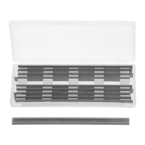 jojofuny 10 Stück Ersatzhobelmesser für die Holzbearbeitung, 82 x 5,5 x 1,1 mm, Schnellarbeitsstahl, für elektrische Hobelmesser, Hobelbank, Ersatzteile und Zubehör jojofuny 10 Stück Ersatzhobelmesser für die Holzbearbeitung, 82 x 5,5 x 1,1 mm, Schnellarbeitsstahl, für elektrische Hobelmesser, Hobelbank, Ersatzteile und Zubehör von jojofuny