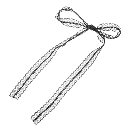 jojofuny 10 Stück Handgemachte Perlen Spitzenband Dekoratives Stoffband für Diy Kleidung Hochzeitsdekoration Bastelmaterial Schwarz von jojofuny