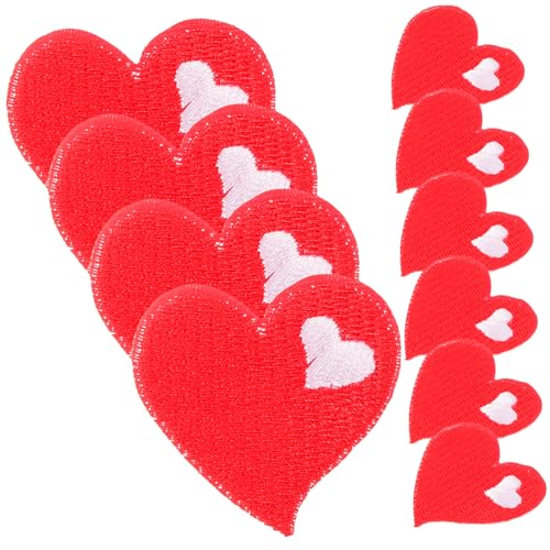 jojofuny 10 Stück Herz Patches zum Aufbügeln Gestickte Applikationen für Kleidung Hüte Rucksäcke und Mehr zum Reparieren und Dekorieren von Textilien Farbenfroh und Leicht jojofuny 10 Stück Herz Patches zum Aufbügeln Gestickte Applikationen für Kleidung Hüte Rucksäcke und Mehr zum Reparieren und Dekorieren von Textilien Farbenfroh und Leicht von jojofuny