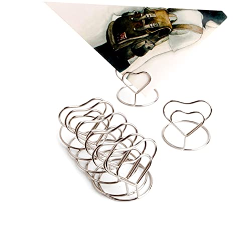 jojofuny 10 Stück Herzförmiger Tischkartenhalter Elegante Memo und Tischnummernhalter für Hochzeiten Geburtstagsfeiern Babypartys Silberfarben jojofuny 10 Stück Herzförmiger Tischkartenhalter Elegante Memo und Tischnummernhalter für Hochzeiten Geburtstagsfeiern Babypartys Silberfarben von jojofuny