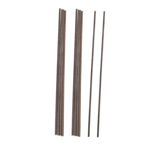 jojofuny 10 Stück Hitzebeständiger Wolframdraht für Schmuckherstellung und Keramik, Traglast ca. 100g, Brenndraht und Ofenzubehör für Töpferöfen, 3 mm, 20 cm zugeschnitten, 10 Stück, graue von jojofuny