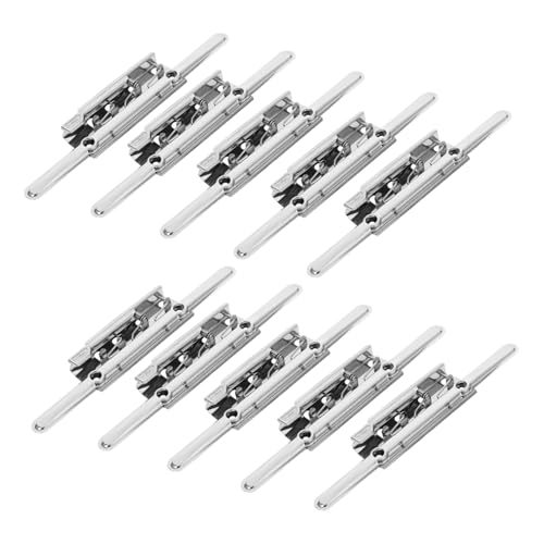 jojofuny 10 Stück Klemmen mit Langem Druckhebel Robuste Büroklammern für Dokumentenhalter Vielseitige Organizer Clips für Aktenordner Notizbücher und Bürobedarf Tragbar und Sicher jojofuny 10 Stück Klemmen mit Langem Druckhebel Robuste Büroklammern für Dokumentenhalter Vielseitige Organizer Clips für Aktenordner Notizbücher und Bürobedarf Tragbar und Sicher von jojofuny