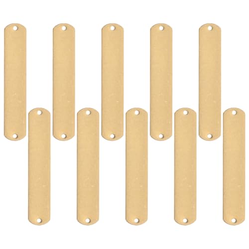 jojofuny 10 Stück Kupfer Blanko Etiketten Vielseitige Anhänger für Schlüssel Gepäck und DIY Projekte Hochwertige Beschriftungslösungen aus Langlebigem Material jojofuny 10 Stück Kupfer Blanko Etiketten Vielseitige Anhänger für Schlüssel Gepäck und DIY Projekte Hochwertige Beschriftungslösungen aus Langlebigem Material von jojofuny