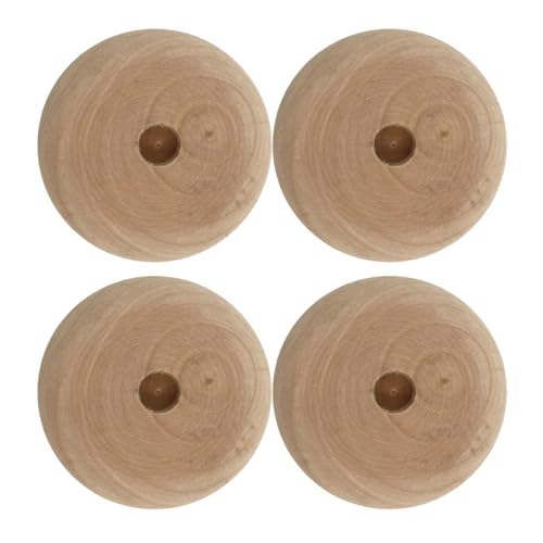 jojofuny 10 Stück Mini Holzräder für DIY Spielzeugautos Handgemachte Bastelzubehör für Bastelprojekte Langlebig und Vielseitig Einsetzbar von jojofuny