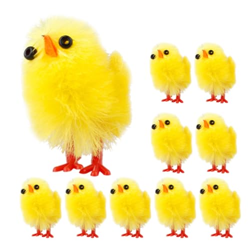 jojofuny Ostergeschenke 10 Stück Mini-osterküken Beflockte Mini-hühnerfiguren Gelbe Hühnerdekorationen Für Osterpartys Ostereier Motorhaubendekoration 3 Cm jojofuny Ostergeschenke 10 Stück Mini-osterküken Beflockte Mini-hühnerfiguren Gelbe Hühnerdekorationen Für Osterpartys Ostereier Motorhaubendekoration 3 Cm von jojofuny