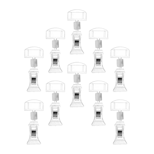 10 Stück Preisschild- Clip Drehbare Preisclips Kleiderständer Werbeetiketten- Clip Schilder Kleiderständer Doppelte Display- Clips für Den Einzelhandel Körbe Karten 10 Stück Preisschild- Clip Drehbare Preisclips Kleiderständer Werbeetiketten- Clip Schilder Kleiderständer Doppelte Display- Clips für Den Einzelhandel Körbe Karten von jojofuny