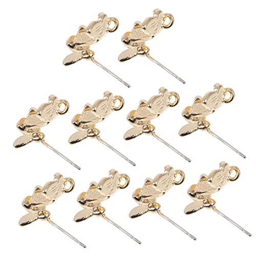 jojofuny 10 Stück Schmetterling Ohrringe Teiliges DIY Bastelmaterial Leichte und Haltbare Ohrstecker für Schmuckherstellung für Frauen und Besondere Anlässe von jojofuny