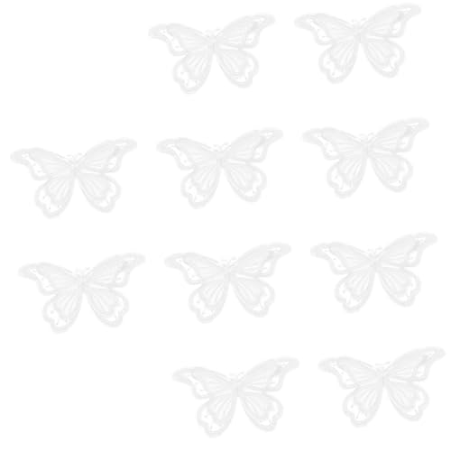 jojofuny 10 Stück Schmetterlings Patches Aufbügler für Brautkleider Stickerei Applikationen für Diy Kleidung Weiße Organza für Hochzeiten und Bastelprojekte jojofuny 10 Stück Schmetterlings Patches Aufbügler für Brautkleider Stickerei Applikationen für Diy Kleidung Weiße Organza für Hochzeiten und Bastelprojekte von jojofuny
