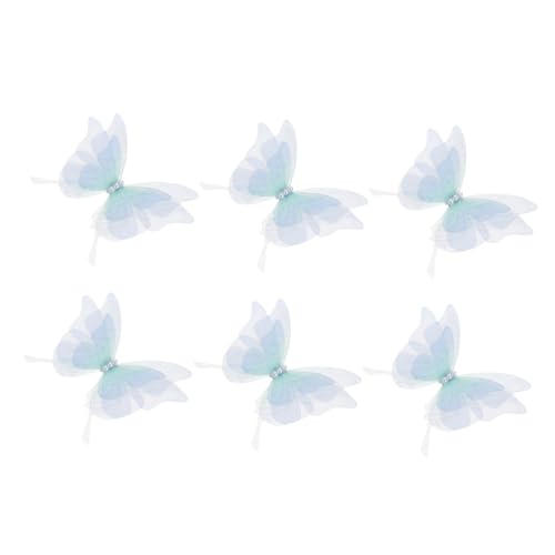 jojofuny 10 Stück Schmetterlings Patches Zartem Tüll mit Perlen Applikationen für Kleidung und Accessoires für Diy Projekte und Kreative Dekorationen von jojofuny