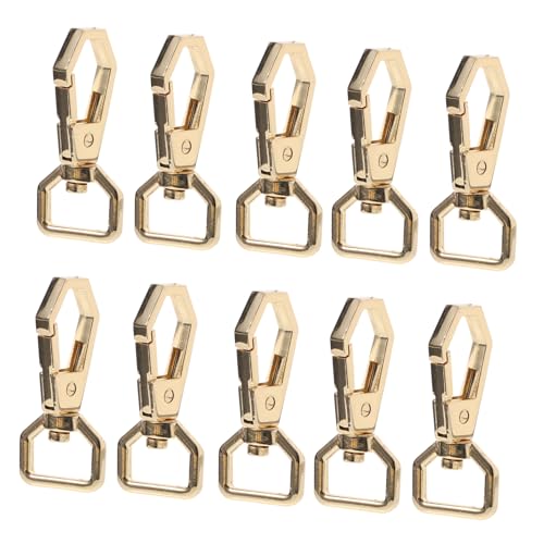 jojofuny 10 Stück Sechskanthaken schwenken Schlüsselbund Schließe Handtaschen Ringe edelstahlhaken bag charm schöüsselanhäger Handtasche Schlüsselanhänger Legierungsschlüsselkette Golden jojofuny 10 Stück Sechskanthaken schwenken Schlüsselbund Schließe Handtaschen Ringe edelstahlhaken bag charm schöüsselanhäger Handtasche Schlüsselanhänger Legierungsschlüsselkette Golden von jojofuny
