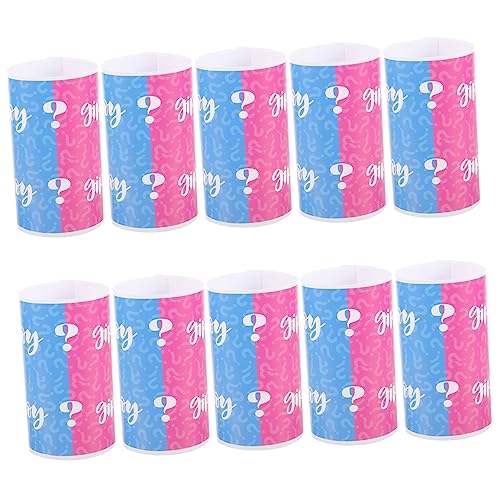 jojofuny 10 Stück Selbstklebende Etiketten Für Mineralwasserflaschen Geschlechtsspezifische Wasserflaschenaufkleber Babyparty Wasserflaschenaufkleber Jungen Wasserflaschenaufkleber von jojofuny
