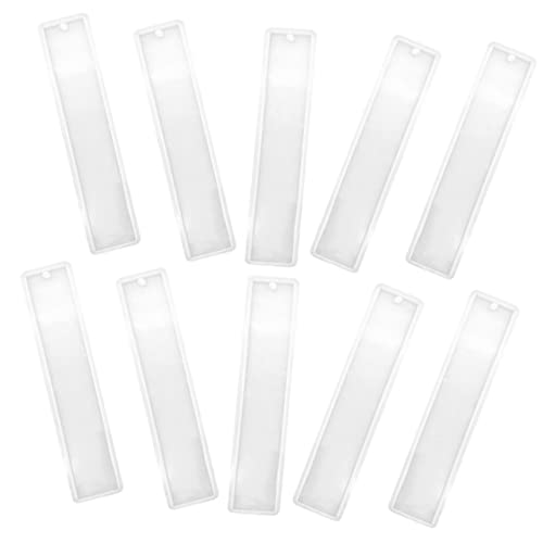 jojofuny 10 Stück Silikon Buchzeichen Form Wiederverwendbare Epoxidharz Gießform für Diy Buchmarker Praktische Handgemachte Lesezeichen Moulds mit Glatter Oberfläche jojofuny 10 Stück Silikon Buchzeichen Form Wiederverwendbare Epoxidharz Gießform für Diy Buchmarker Praktische Handgemachte Lesezeichen Moulds mit Glatter Oberfläche von jojofuny