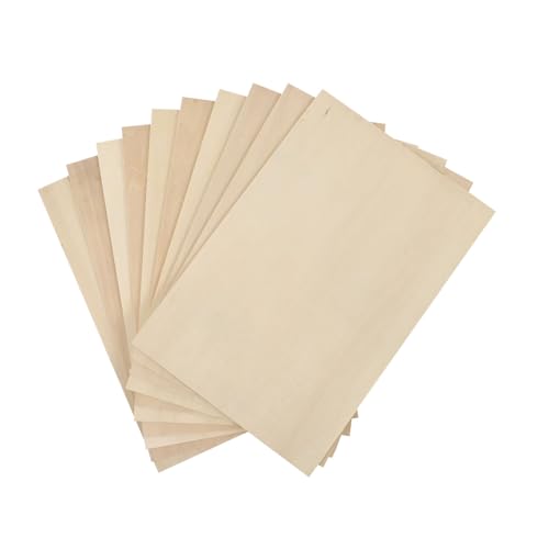 jojofuny 10 Stück Teiliges Basswood Sperrholzplatten Glatte Rissfeste Holzscheiben für DIY Pyrographie Modellbau Malen und Bastelarbeiten Fein Strukturierte Leichte Lindenholzplatten jojofuny 10 Stück Teiliges Basswood Sperrholzplatten Glatte Rissfeste Holzscheiben für DIY Pyrographie Modellbau Malen und Bastelarbeiten Fein Strukturierte Leichte Lindenholzplatten von jojofuny