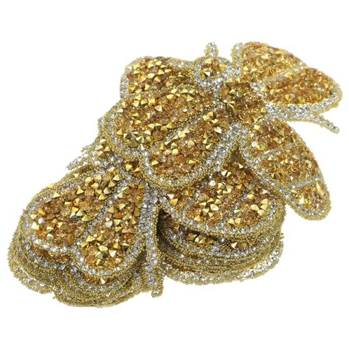 jojofuny 10 Stück Teiliges Bienen Strass Bügelbilder Gold Kompakte Delikate Aufbügelflicken für Kleidung Hüte Rucksäcke Leichte Dekorative Patch Applikationen zum Aufnähen und Verstärken jojofuny 10 Stück Teiliges Bienen Strass Bügelbilder Gold Kompakte Delikate Aufbügelflicken für Kleidung Hüte Rucksäcke Leichte Dekorative Patch Applikationen zum Aufnähen und Verstärken von jojofuny