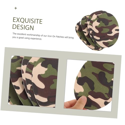 jojofuny 10 Stück Teiliges Camouflage Bügelflicken Robuste Kleidung Reparatur Patches Vielseitig für Jeans Jacken Rucksäcke Einfach Anzubringen Stilvolle Aufnäher für Kleidung und Zubehör von jojofuny